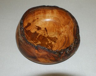Natural edge bowl by Nick Adamek